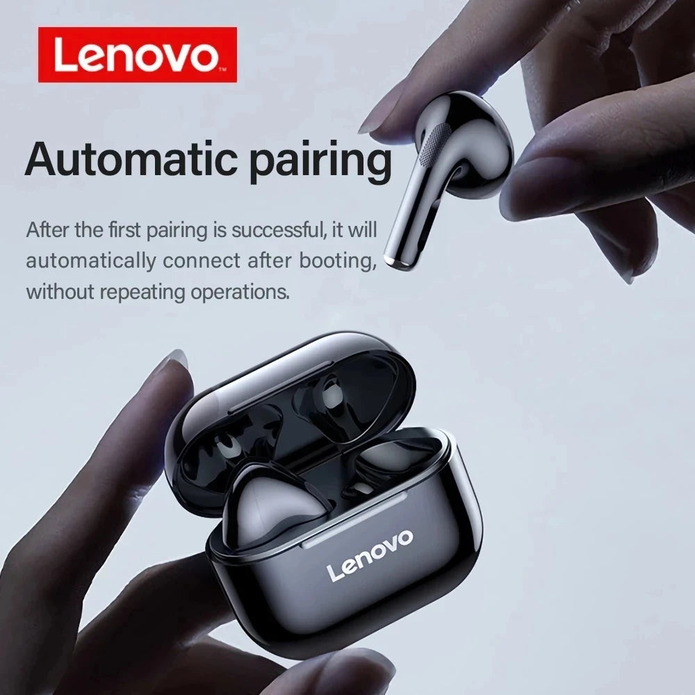 Lenovo LP40 TWS Bluetooth Earbuds | Wireless | Touch Control | Sport | With Mic