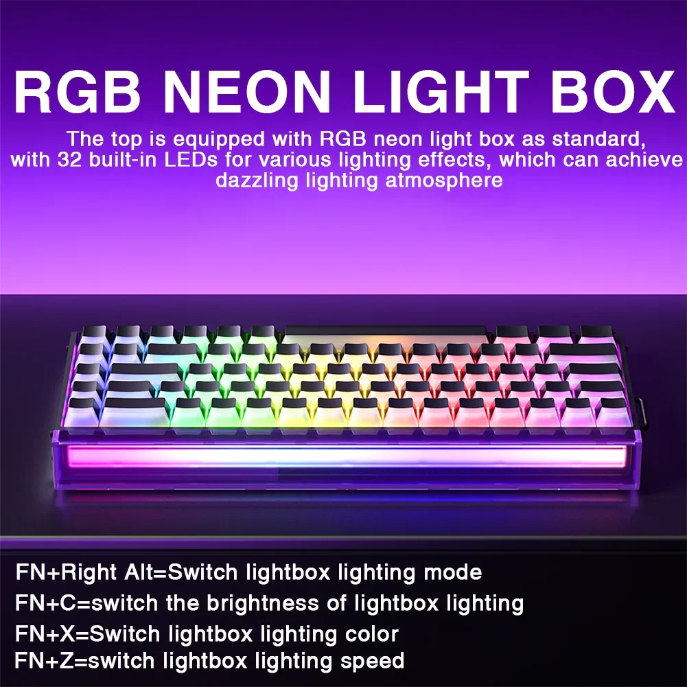 AULA HERO 68HE Magnetic Switch Gaming Keyboard | Rapid Trigger | 8K Polling | RGB