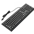 104-Key RGB Gaming Keyboard | Mechanical Feel | USB Wired | Windows & Laptop Compatible