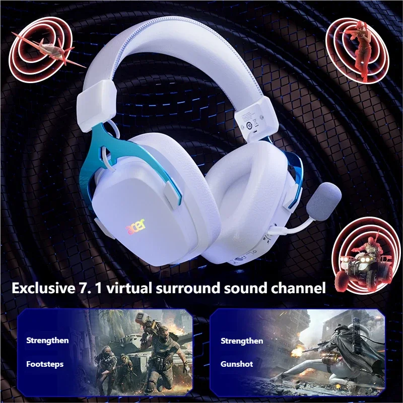 Acer OHR614 Wireless Gaming Headset – 7.1 Surround Sound | PS5, PS4, PC, Switch