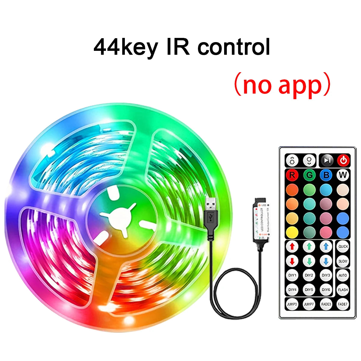 RGB LED Strip Lights 5m–30m | APP Control | Room & Gaming Setup Décor