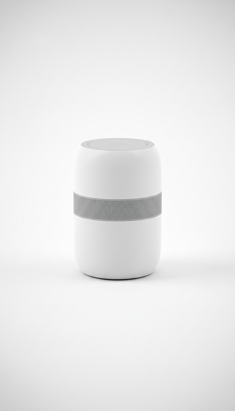 Wireless Smart Speaker with Glass Enclosure